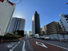 ニュー芝浦ビル前面の