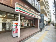 徒歩2分のセブンイレ