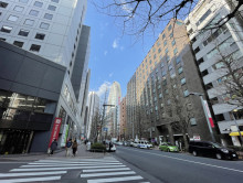 TK新都心ビル前面の