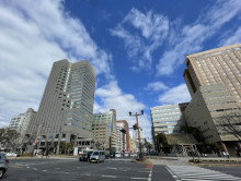 付近の白神社前交差点