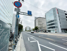 広島NSビル前面の通