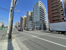 蒲田ビル前面の通り