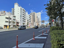 サクラビル前面の通り