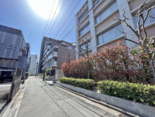 彰文ビル前面通り