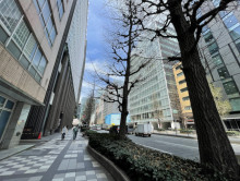 近鉄京橋スクエア前面の通り