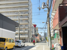 花原第7ビル前面の通