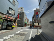 ザ・パークレックス浅草橋前面の通り