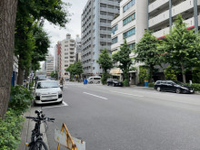 MAS三田ビル前面の