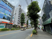 白山NTビル前面の通