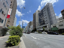 第3山田ビル前面の通