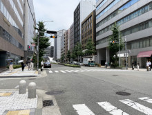 KANJU前面の通り