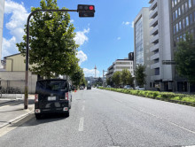 第10長谷ビル前面の