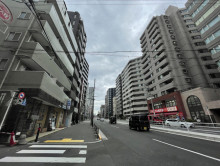 菅屋ビル前面の通り