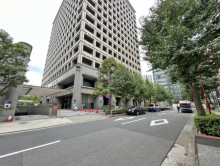 全国旅館会館前面通り