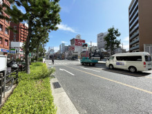 サンエイ下味原第二ビル前面の通り