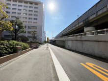 新大阪CSPビル前面の通り