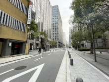 HK今橋ビル前面の通