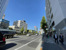 高輪カネオビル前面の