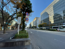 福岡朝日ビル前面の大