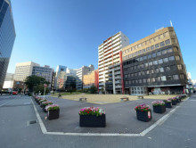 徒歩3分の明治公園