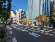 安川産業ビル前面の通