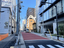 サンワード浜松町前面の通り