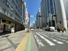 京町筋安田ビル前面の