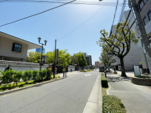 歩11番館前面の通り