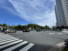 付近の青山通り