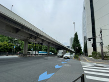 PMO平河町前面の青