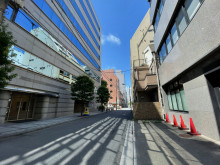 南部ビル前面の通り