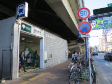 最寄りの「赤羽橋」