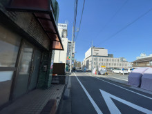 森田ビル前面の通り