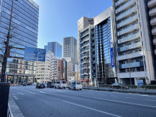 芝2丁目ビル前面の第