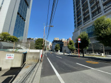 平河中央ビル前面の通り