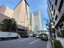 肥後橋官報ビル前面の