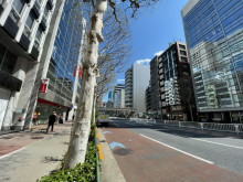 内幸町1ビル前面の通