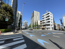 IS弓町ビル前面の通