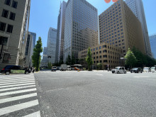 大成大手町ビル前面の