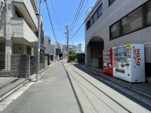 アモール前面の通り