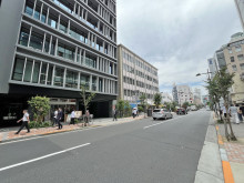 PMO市ヶ谷前面の日