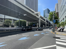 内田ビル前面の六本木