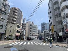 Axior三田前面の