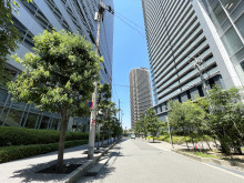 中之島SHビル前面の