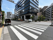 島倉田町ビル前面の旧