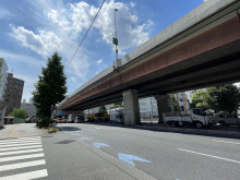 大原ビル前面の昭和通