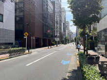 HKビル前面の居留地