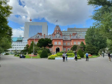 至近の北海道庁赤れん