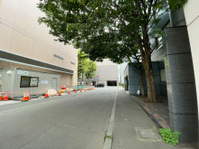 エクシビル前面の通り