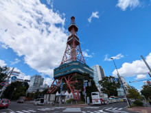 目の前のさっぽろテレビ塔
